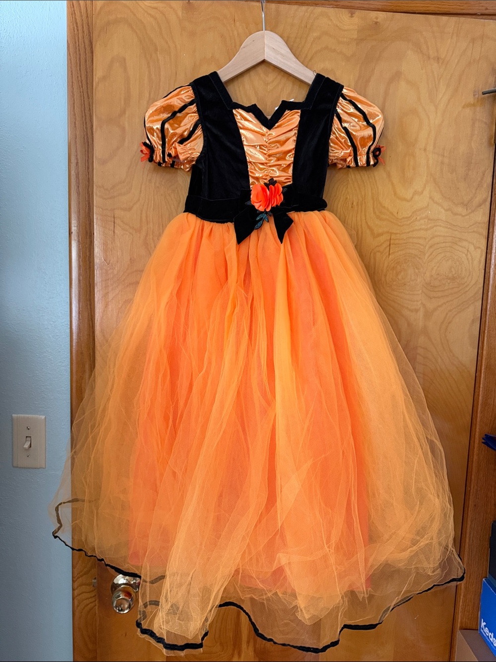 Target Orange and Black Tulle Halloween Costume Dress